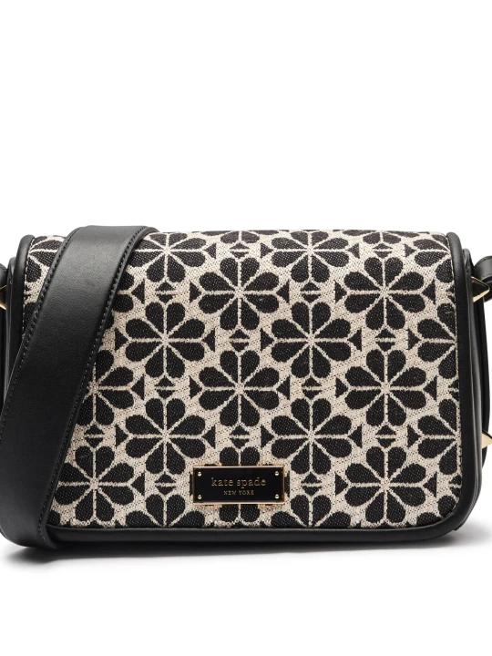 Zdjęcie produktu Kate Spade Listonoszka Spade Flower Jacquard | z dodatkiem skóry czarny