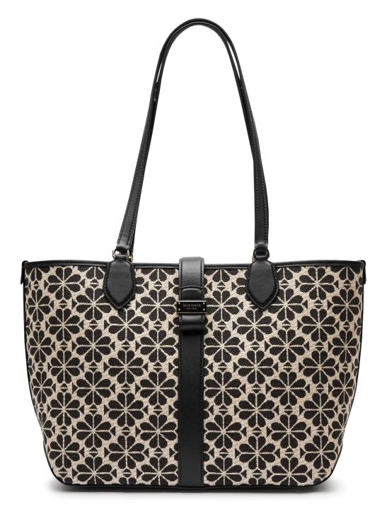 Zdjęcie produktu Kate Spade Shopperka Spade Flower Jacquard | z dodatkiem skóry czarny