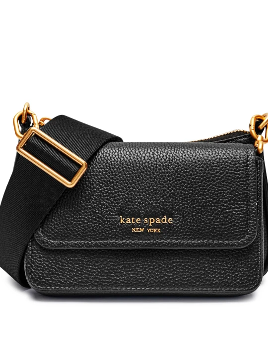 Zdjęcie produktu Kate Spade Skórzana listonoszka + saszetka czarny