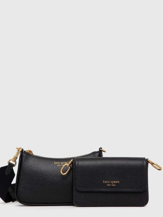 Zdjęcie produktu Kate Spade torebka skórzana czarny