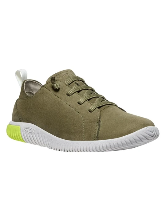 Zdjęcie produktu Keen Skórzane sneakersy "KNX Lace" w kolorze oliwkowym rozmiar: 36