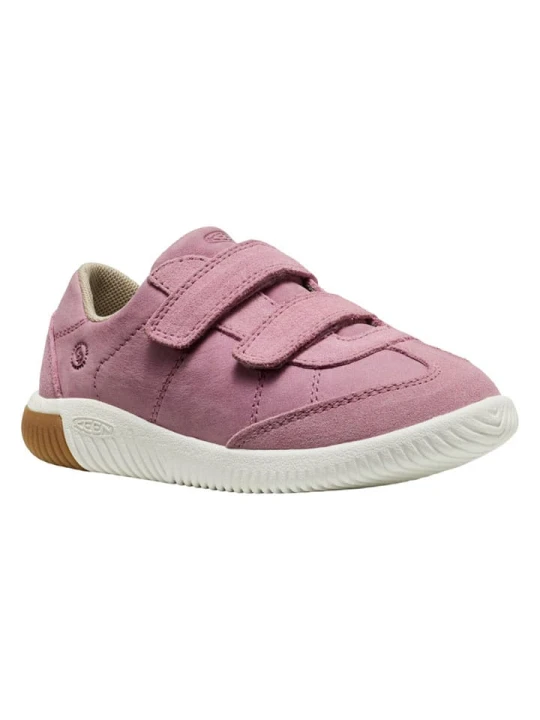 Zdjęcie produktu Keen Skórzane sneakersy "KNX T-TOE DS" w kolorze jasnoróżowym rozmiar: 31
