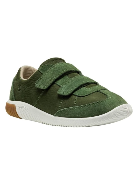 Zdjęcie produktu Keen Skórzane sneakersy "KNX T-TOE DS" w kolorze zielonym rozmiar: 36