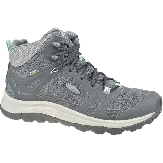 Zdjęcie produktu Keen W Terradora II Mid WP 1022353, Damskie, Szare, buty trekkingowe, tkanina, rozmiar: 36