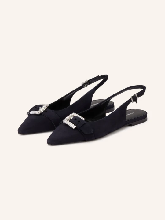 Zdjęcie produktu Kennel & Schmenger Baleriny Slingballerinas Nika Z Kamieniami Ozdobnymi blau