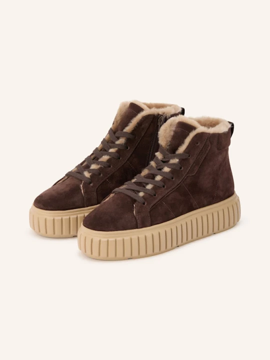 Zdjęcie produktu Kennel & Schmenger Wysokie Sneakersy Zap braun CIEMNOBRĄZOWY