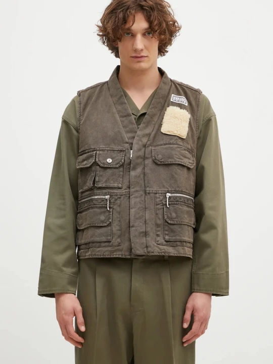 Zdjęcie produktu Kenzo bezrękawnik bawełniany Multipocket Gilet