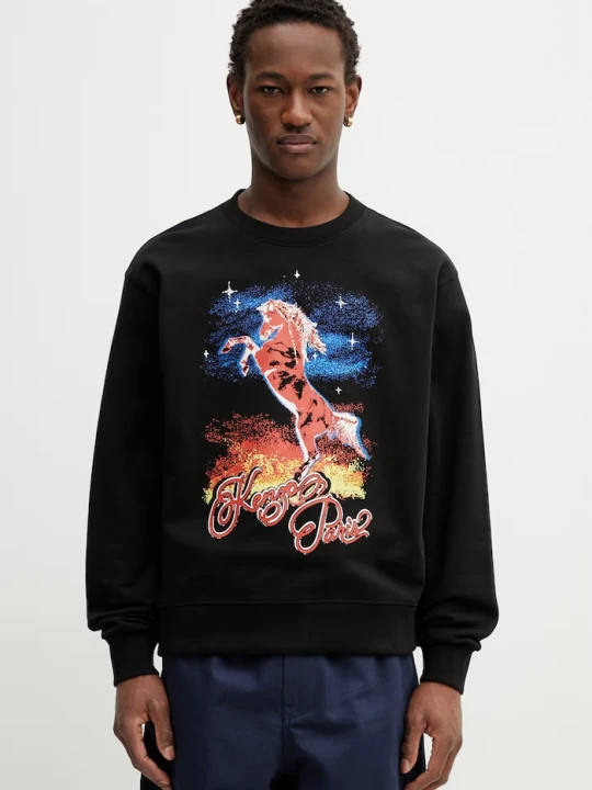 Zdjęcie produktu Kenzo bluza bawełniana czarny