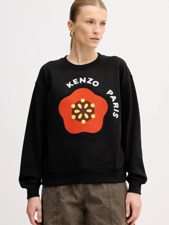 Zdjęcie produktu Kenzo bluza bawełniana czarny