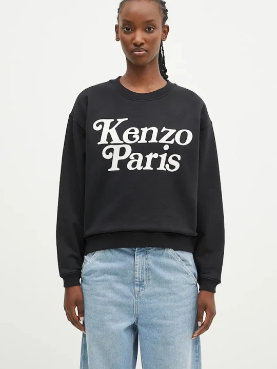 Zdjęcie produktu Kenzo bluza bawełniana by Verdy Regular Sweatshirt czarny