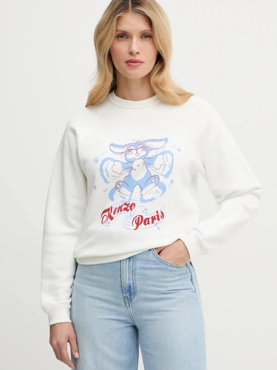 Zdjęcie produktu Kenzo bluza bawełniana biały