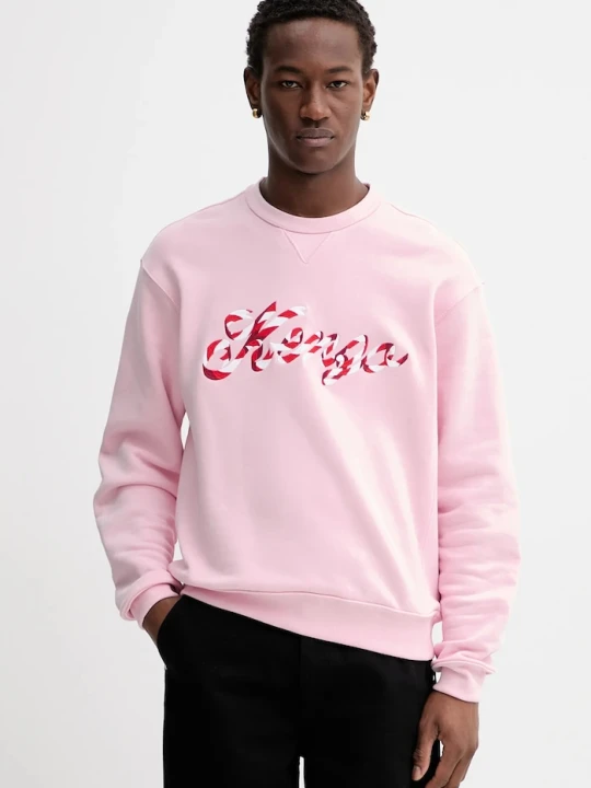 Zdjęcie produktu Kenzo bluza bawełniana różowy