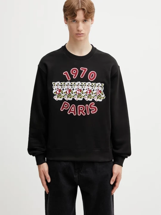 Zdjęcie produktu Kenzo bluza męska bawełniana czarny