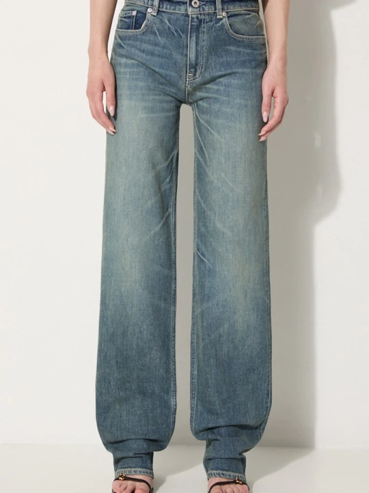 Zdjęcie produktu Kenzo jeansy Asagao Regular Waist Fit Jeans niebieski