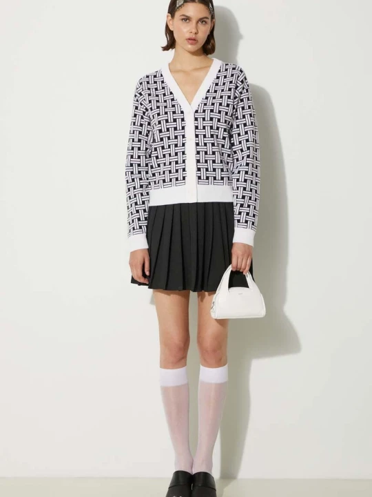 Zdjęcie produktu Kenzo kardigan z domieszką wełny Weave Cardigan