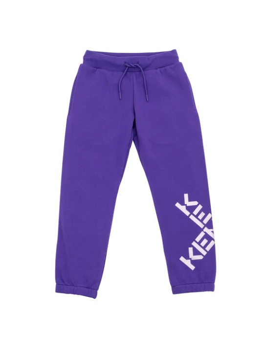 Zdjęcie produktu Kenzo Kids Spodnie dresowe K14217 Fioletowy Regular Fit