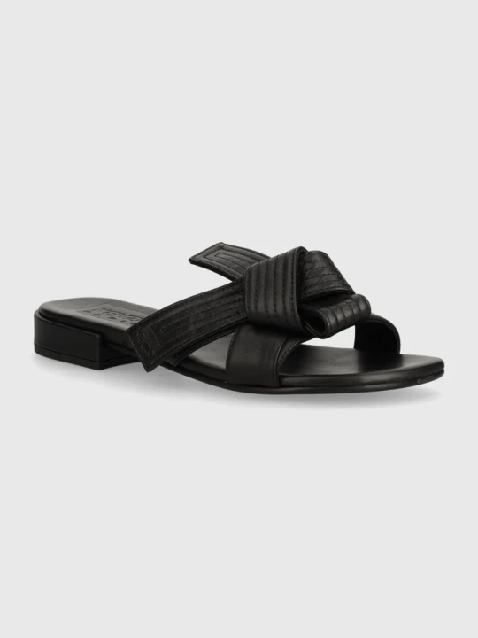 Zdjęcie produktu Kenzo klapki skórzane Oki Leather Mules czarny