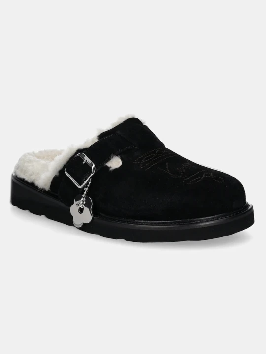 Zdjęcie produktu Kenzo klapki zamszowe Matto Clogs czarny