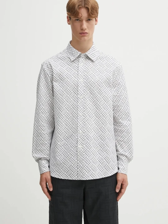Zdjęcie produktu Kenzo koszula bawełniana Weave Regular