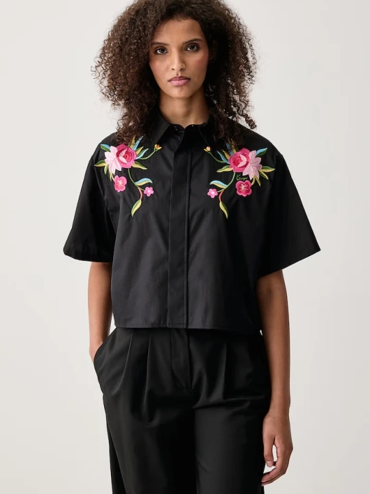 Zdjęcie produktu Kenzo koszula damska bawełniana czarny