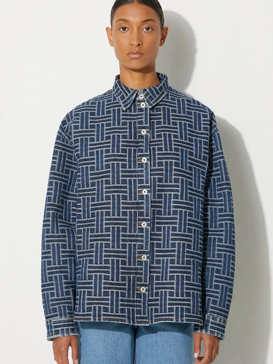 Zdjęcie produktu Kenzo koszula jeansowa Dropped Shoulders Shirt niebieski