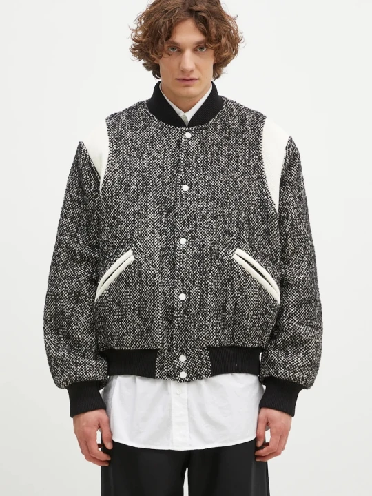 Zdjęcie produktu Kenzo kurtka bomber z domieszką wełny Wool Varsity Jacket