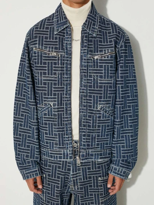 Zdjęcie produktu Kenzo kurtka jeansowa Trucker Denim Jacket Weave