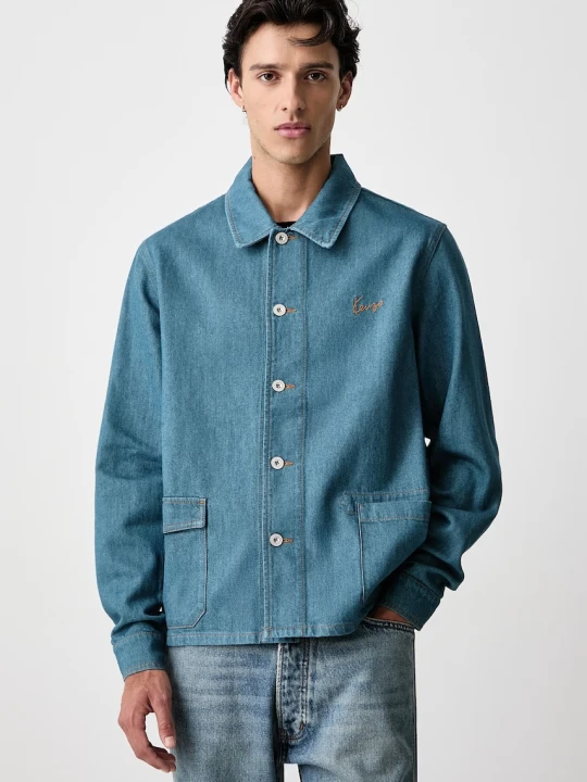 Zdjęcie produktu Kenzo kurtka koszulowa jeansowa męska