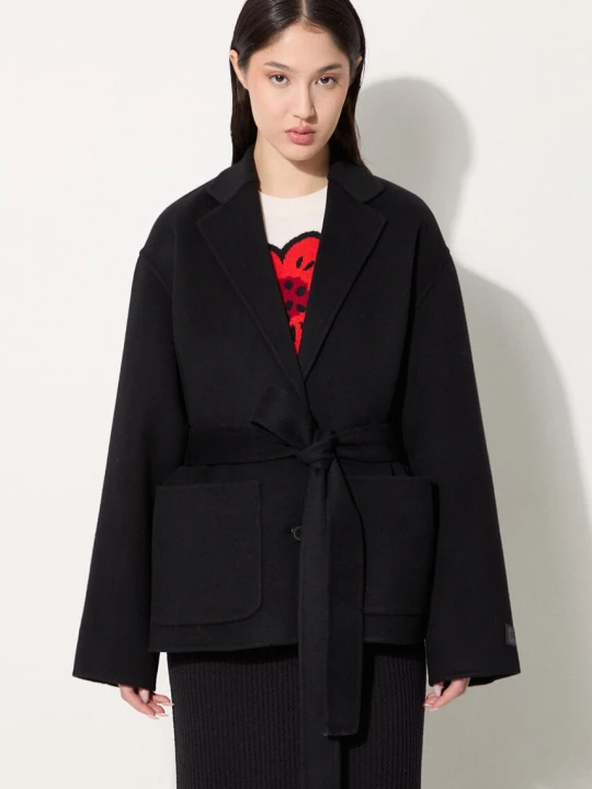 Zdjęcie produktu Kenzo kurtka wełniana Double Face Workwear Jacket