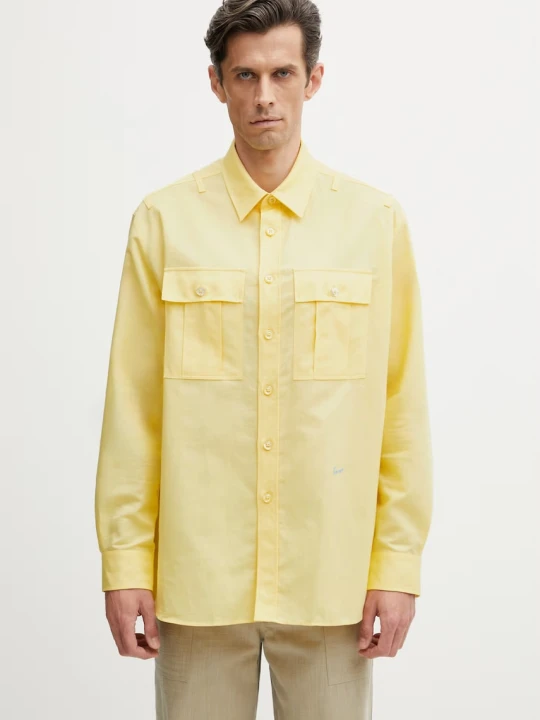 Zdjęcie produktu Kenzo Overshirt koszula z lnem męska