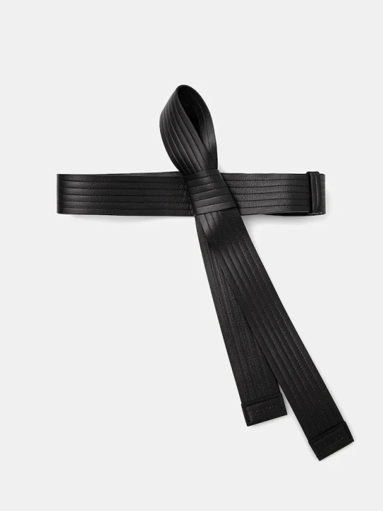 Zdjęcie produktu Kenzo pasek skórzany 45 mm Judo Belt czarny