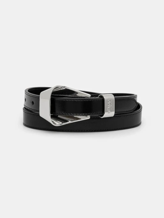 Zdjęcie produktu Kenzo pasek skórzany czarny