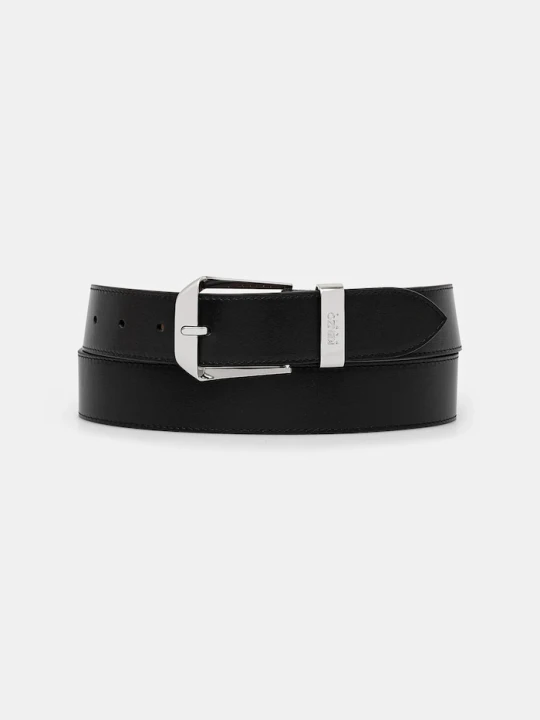 Zdjęcie produktu Kenzo pasek skórzany czarny
