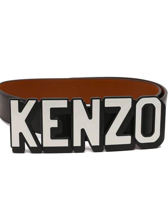 Zdjęcie produktu Kenzo Skórzany pasek czarny