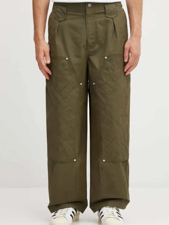 Zdjęcie produktu Kenzo spodnie bawełniane Weave Double Knee Pant