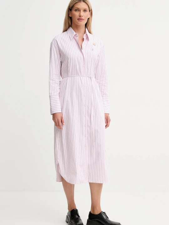 Zdjęcie produktu Kenzo sukienka bawełniana różowy