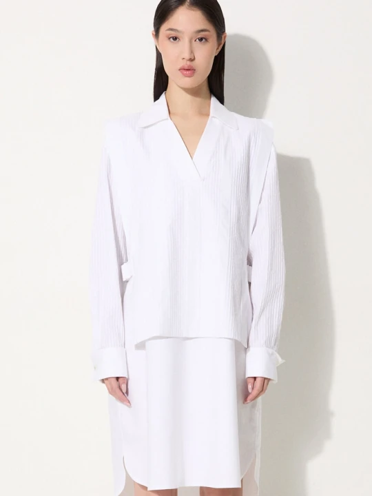 Zdjęcie produktu Kenzo sukienka bawełniana Oxford Knee Shirting Dress