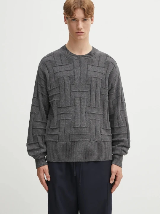 Zdjęcie produktu Kenzo sweter bawełniany Gots Weave Jumper