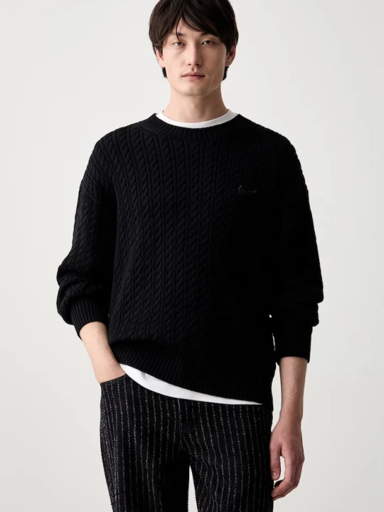 Zdjęcie produktu Kenzo sweter męski z dodatkiem wełny czarny