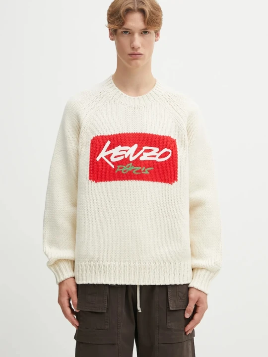 Zdjęcie produktu Kenzo sweter wełniany Rws Futura Jumper