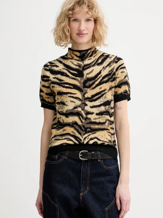 Zdjęcie produktu Kenzo sweter z domieszką wełny żółty
