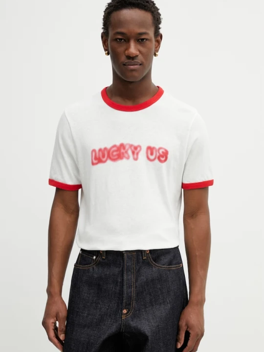 Zdjęcie produktu Kenzo t-shirt bawełniany beżowy