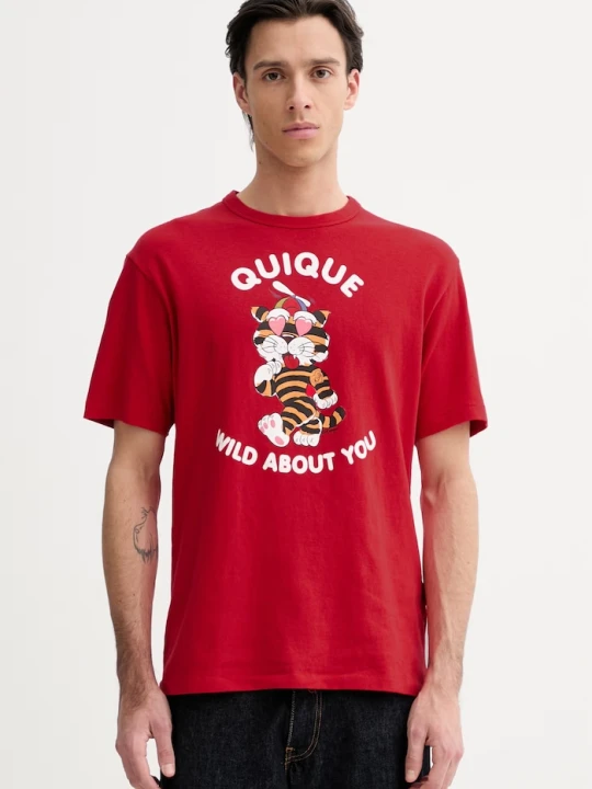 Zdjęcie produktu Kenzo t-shirt bawełniany czerwony