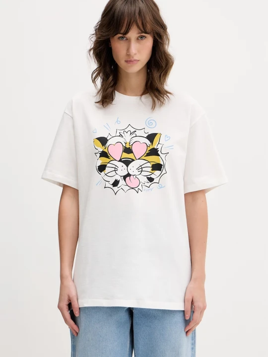 Zdjęcie produktu Kenzo t-shirt bawełniany GOTS WILD TIGER LOOSE T
