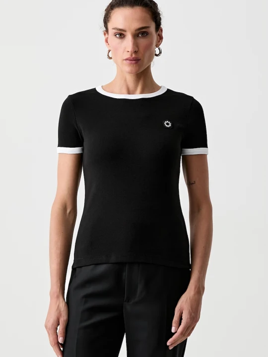 Zdjęcie produktu Kenzo T-shirt bawełniany z elastanem damski