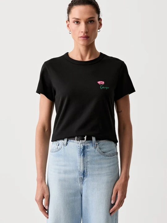 Zdjęcie produktu Kenzo T-shirt damski bawełniany czarny