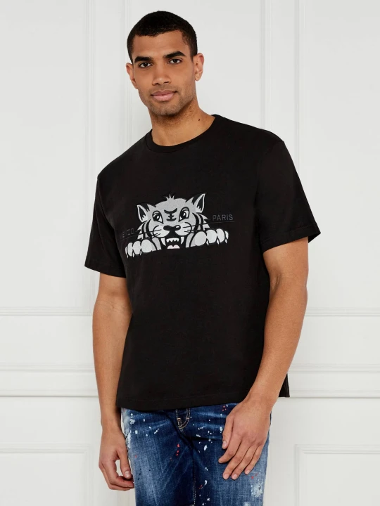 Zdjęcie produktu Kenzo T-shirt HAPPY TIGER | Oversize fit czarny