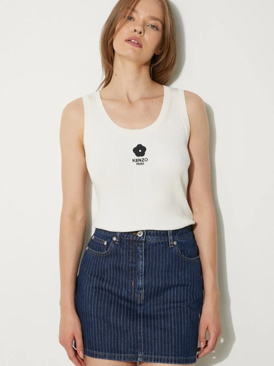 Zdjęcie produktu Kenzo top Boke 2.0 Rib Tank Top beżowy