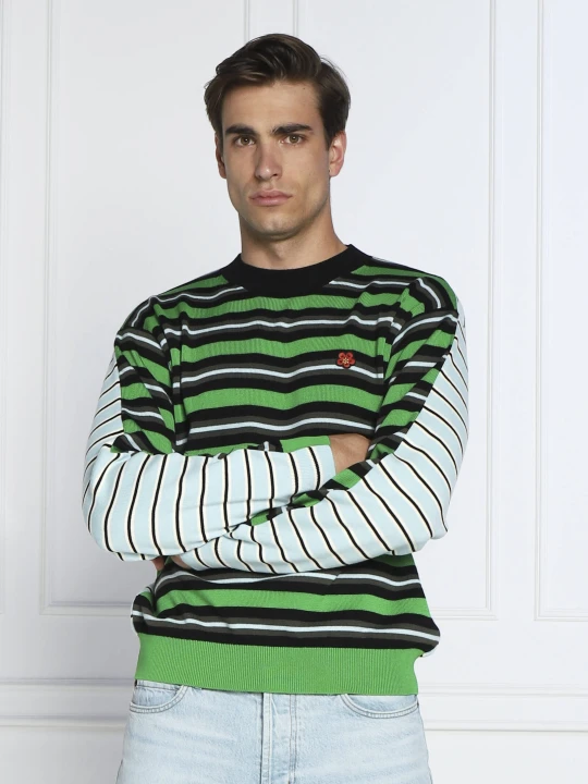 Zdjęcie produktu Kenzo Wełniany sweter | Regular Fit zielony