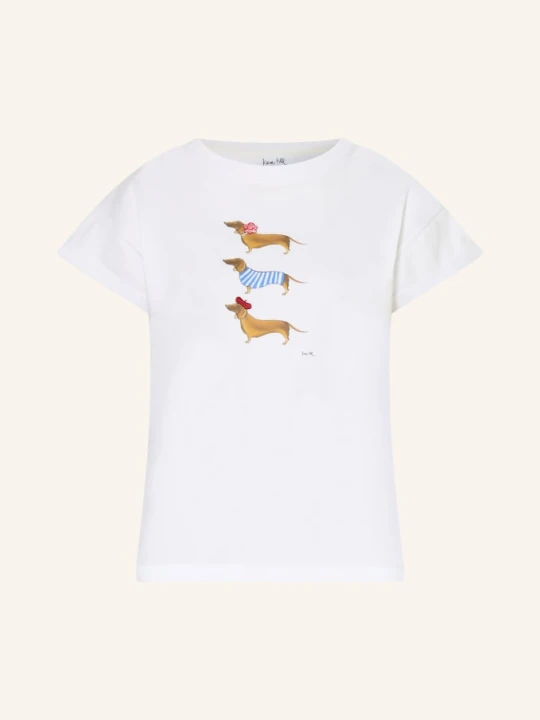 Zdjęcie produktu Kera Till T-Shirt Dackel Trio weiss biały